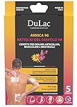 DuLàc 5 Cerotti Arnica 98% e Artiglio del Diavolo 98%, 24H di Sollievo per Dolori Articolari, Muscolari e Mestruali, Stiramenti, Contratture e Distorsioni, Dispositivo Medico Detraibile, Made in Italy