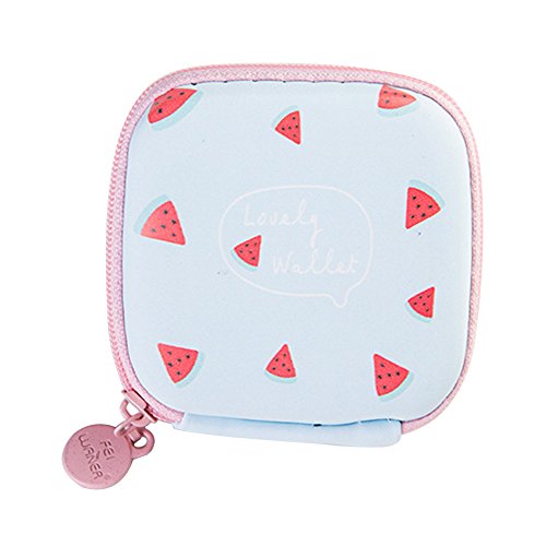 Preisvergleich Produktbild Kanggest Mini Tasche Portemonnaie Wallet Mini Kopfhörer Tasche Reißverschluss Münze Beutel Geschenk für Damen Mädchen Platz kopfhörer-Tasche Schutztasche Mini Zipper Praktische Tragetasche