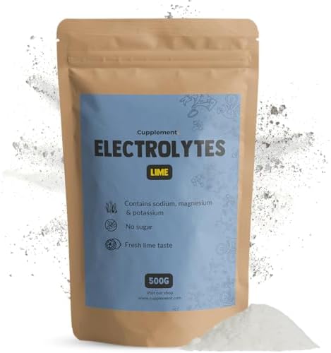 Electrolytes Powder 500 gramos Lime & Lemon Flavor - Free Scoop -...