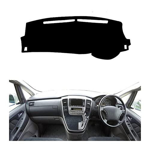 車のダッシュボードカバーダッシュマットパッドカーペット に適合する アルファード/に適合する ヴェルファイア AH10 10 2002 2003 2004 2005 2006 2007 LHD RHD JUNOOS(RHD 1)