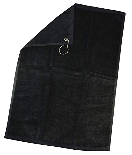 Pridesports 16X24 Black Cotton Towel #TOP3