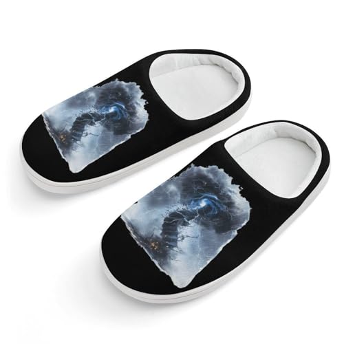 Tornado Cute Cotton Slippers Anti-slip House Shoes Funny Slipper Indoor Outdoor - Main Image