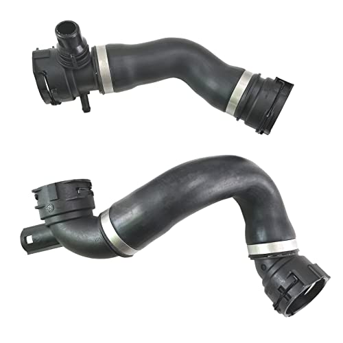 Gaeaauto Engine Lower Upper Radiator Hose Coolant Water Hose Pipe + Expansion Tank Vent Line Hose Replacement Set Fit For Bmw 325I 328I 330I #17127618510 17127531579 17127531581 #TOP1
