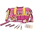 GreatNeck 21043 32-Piece Essentials Around the House Tool Set in Pink Bag