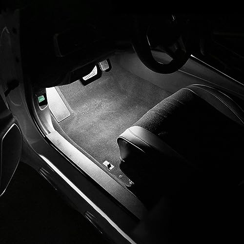 Luz de coche LED interior y lámpara de decoración para pies 6 uds 5