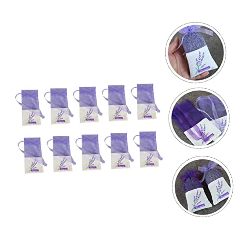 22 bolsas de organza con aroma a lavanda para armarios miniatura 7