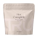 TRU Supplements HER Women’s Health Supplement, Complete Formula for Daily Hormone Support, Gut & Skin Health, Fertility & Mood Booster, PMS & Digestive Support, Natural Women’s Formula - 30 Servings