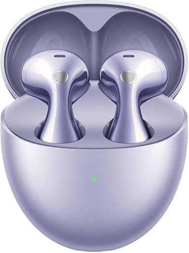 Huawei FreeBuds 6 Écouteurs sans Fil, Port auriculaire, Son Vrai à Double Pilote, appels Stables et clairs, ANC, autonomie de la Batterie 36 h, résistant à l'eau IP54, iOS et Android, Violet