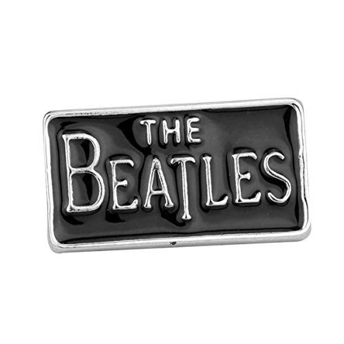 JiuErDP Groupe européen et américain Classique Autour de la Lettre Beatles Nouveau Logo Broche Design Epingle (Pack de 2… - Les Beatles, Paul McCartney, John Lennon, RIngo Starr, George Harrison JiuErDP Groupe européen et américain Classique Autour de la Lettre Beatles Nouveau Logo Broche Design Epingle (Pack de 2…