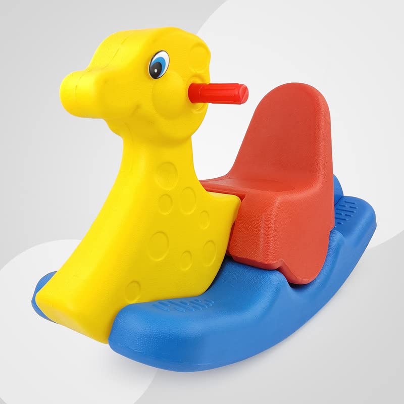 NHR Pony Shaped Baby Rocker, Toddler Baby Rocker Cum Ride on for 1 Years+ Kids Rocker- (Multicolor)