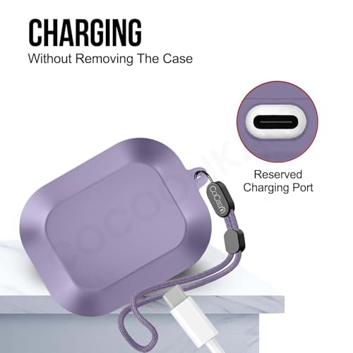 Image of Silicone Case Cover Compatible for Realme Buds Air 8 (2026) (Master Purple)