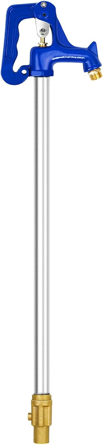3.25FT Frost Proof Yard Hydrant,Freezeless Frost Free Outdoor Water Hydrant,3/4" Pipe Connection,Total Length 3.25ft,12’’Bury Depth,for Yard, Garden, Pasture Irrigation,Reliable Water Supply