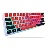 Womier/XVX K61 60 Percent Keyboard Hot Swappable, RGB Keyboard- Custom Mechanical Keyboard- Red...