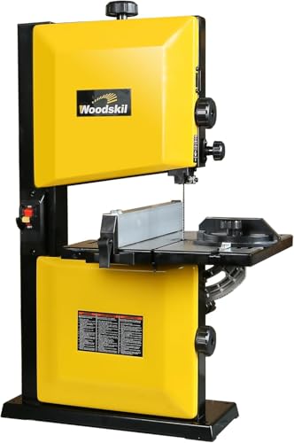 Woodskil 3-Amp 9-Inch Band Saw, 2500FPM Benchtop Bandsaw wit...