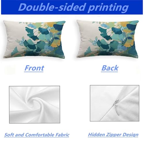 Housse de coussin vert 70x90 cm en velours chic pour canapé