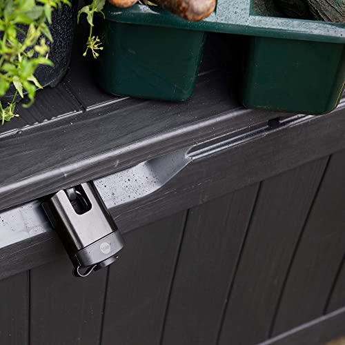 Image of YALE Y221B /52 /125 /1 - Brass Closed Shackle Padlock (51mm) - Black Outdoor Weatherproof Lock for Chain, Door, Gate, Toolbox - 3 Keys - HIGH Security