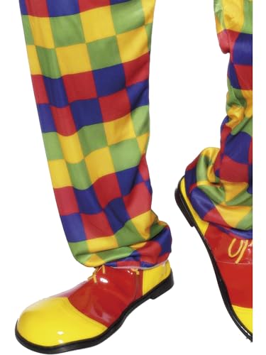 Smiffy's Smiffys Zapatos de payaso, Deluxe Halloween, Carnaval