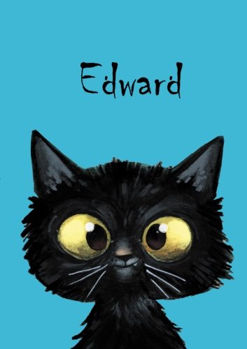 Edward: Edward - Katzen - Malbuch / Notizbuch / Tagebuch: A5 - blanko (German Edition)