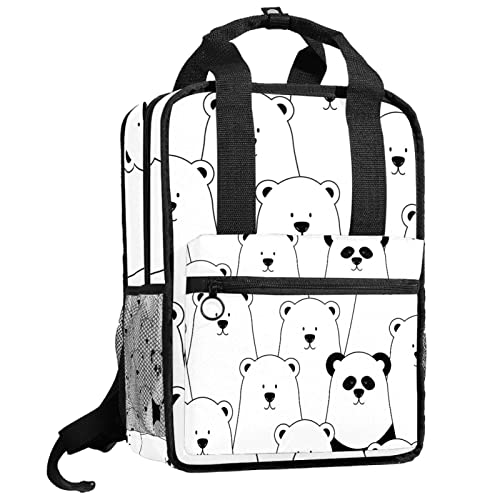 Sac à dos vintage avec bretelles réglables garçon motif tournesols taille unique