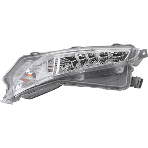 CarLights360: For 2015 2016 2017 Toyota Camry Front Signal Light Driver Side w/Bulbs CAPA Certified Hybrid XLE/XLE/XSE Model Replacement For TO2530154 | 8144006030