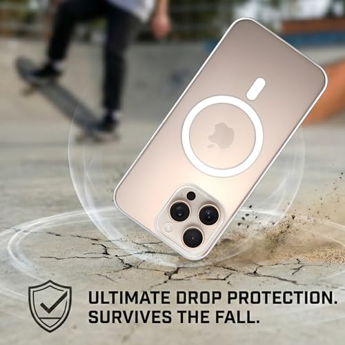 Image of Anti Yellow Clear Magnet Case for iPhone 13 Pro Max, Premium Polycarbonate, Ultra Strong Magnets, 360 Drop Protection, Raised Camera Protection, MagSafe Compatible