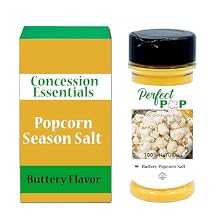 Popcorn Season Salt with Buttery Flavor-Movie Theater Popcorn Taste- 8.5oz Jar