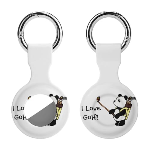 AirTag �P�[�X �G�A�^�O�L�[�z���_�[ �p���_ ���� I Love Golf ���� �G�A�^�O�J�o�[ ���^ �y�� �ϏՌ� �����h�~ �ϋv�� �g�ѕ֗� �����h�~ �q����p�̃��P�[�^�[ GPS�y�b�g�g���b�J�[
