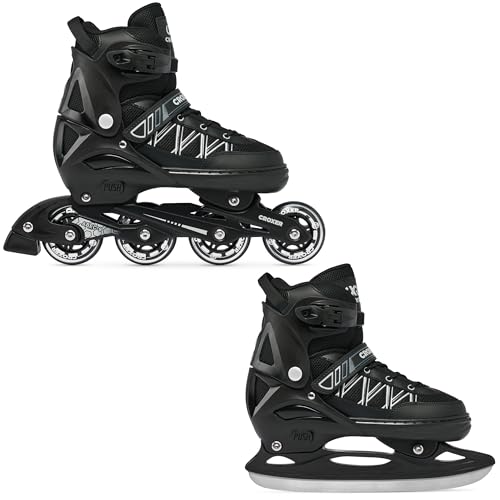 Croxer 2in1 Inline Skates Inliner Schlittschuhe Torch verstellbar bis...