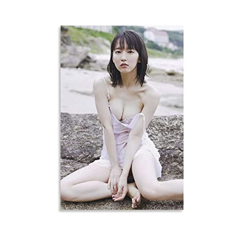 吉岡里帆 ポスターポスターアートデコレーション絵画キャンバス絵画壁画アートプリント写真ホーム壁画16x24inch(40x60cm)