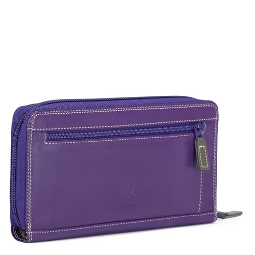 Compagnon mywalit en cuir de haute qualité avec fermeture éclair intégrale - 2