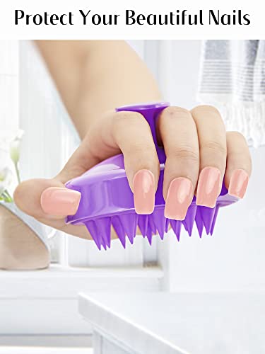 image for HEETA Scalp Massager Hair Growth, Soft Silicone Scalp Scrubber Shampoo