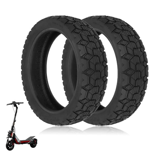 RidTianTek 11 inch 70/60-7.5 Tubeless Tire for Segway Ninebot MAX G3/ZT3/ZT3 Pro Kicscooter Accessories, Hoverboard Heavy Duty Rubber Tire Explosion-proof Rear Front Wheel Replacement, 2 Pack