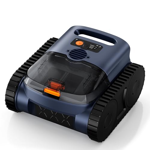 [2025 Upgrade] Pool Vacuum for Inground Pools,Robotic Pool Cleaner for Floor/Wall Climbing/Waterline Cleaning, Dual-Motor System Powerful Suction,Extended 180-Min Runtime for Pools up to 2100 Sq.Ft