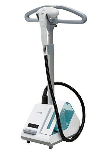 Ufesa ST5000 - Centro de planchado vertical con vapor continuo y autonomía ilimitada, color blanco y gris