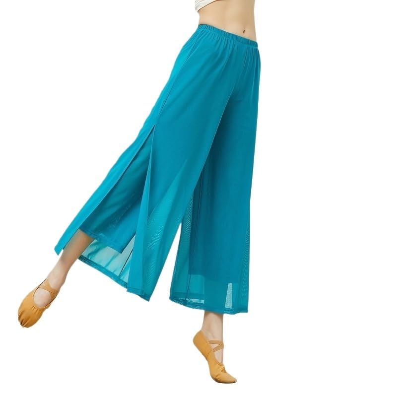 Pantalon de danse fendu en mousseline idéal pour vos cours de ballet