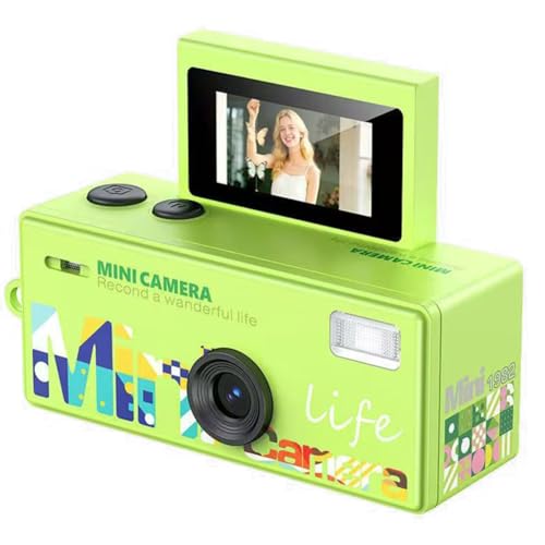 Videocámara pequeña de 720P con soporte para tarjeta de memoria y diseño retro mini