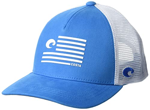 Gorra Costa Del Mar Pride Trucker Snapback transpirable color azul