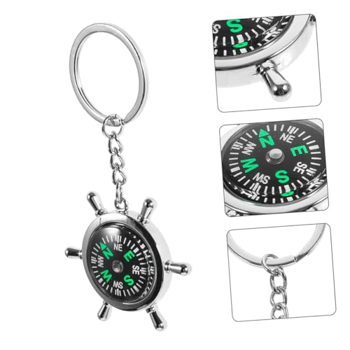 Pareja de Brújulas Mini Llavero con Mosquetón de Zinc miniatura 7