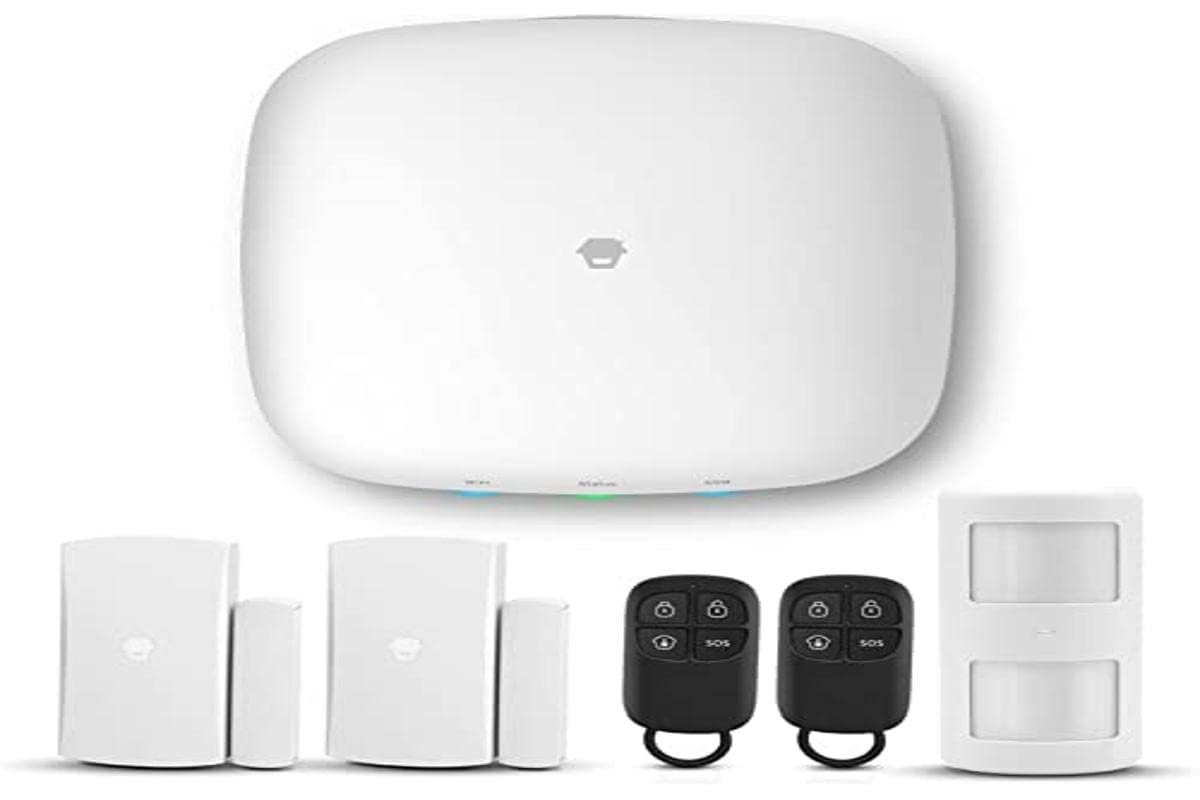 Chuango LTE-400 - Allarme domestico senza fili con sirena - Sistema di sicurezza domestica & SPS-260 Sirena solare wireless - Allarme antifurto con luce stroboscopica lampeggiante rossa