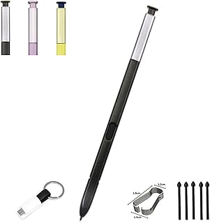 (Without Bluetooth) Galaxy Note 9 Stylus.Replacement Galaxy Note 9 Pen, for Galaxy Note9 N960 SM-N960U SM-N960 （Black） +Type C Charging and Tips/Nib
