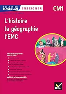 Book's Cover of Magellan Enseigner Histoire-Géographie EMC CM1 Éd 2018 - Guide pédagogique et matériel photocopiable