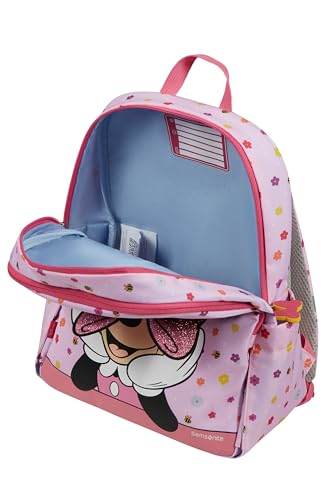 Samsonite Daydream Disney - Zaino Bambini Minnie Mouse, 36 Cm, 15 L - Ergonomico Con Spallacci Imbottiti E Pannello Posteriore - Dettagli Riflettenti - 2 Portabottiglie - Minnie Flower Power - 5