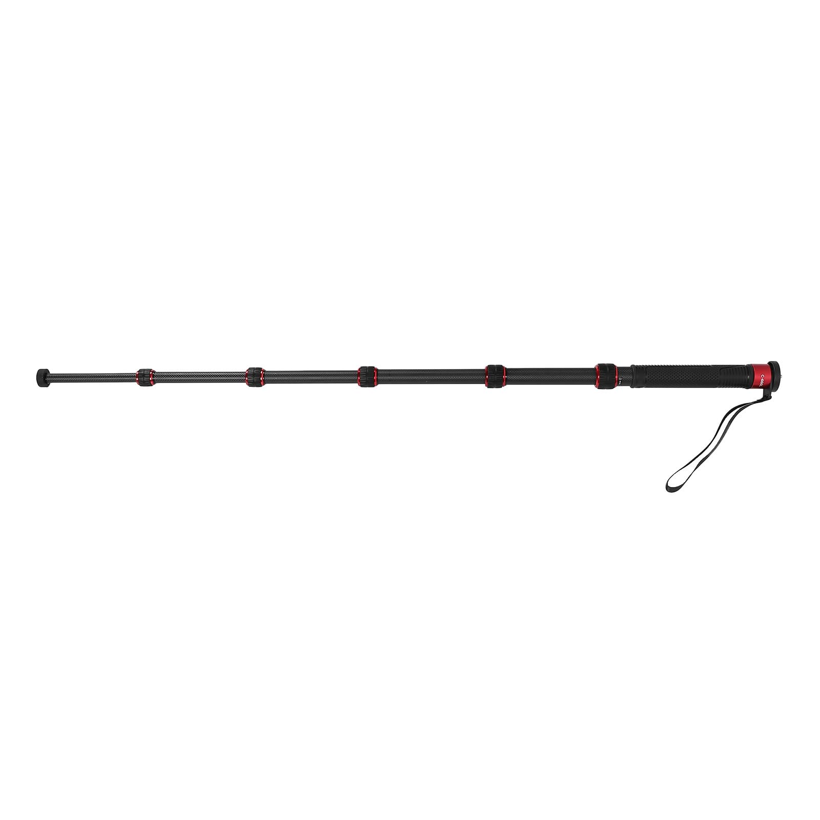 Caméra Monopode en Fibre de Carbone Stick de Marche Extensible 6 Section Caméra d'action DSLR