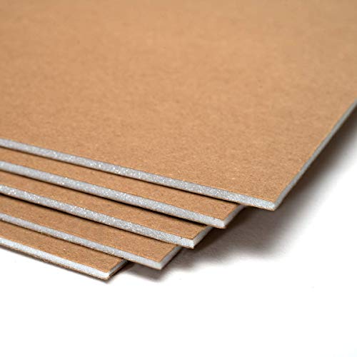 Cartón Pluma Marrón Kraft 3 mm, 50x70 cm (unidad)