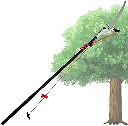 EARLY Telescopic Tree Pruner, Telescopic Pole Saws Extendable Pruning Saw Gardening Landscaping Branch Saw Lopper Tools-,18FT,Remarkable88