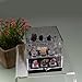 baojielai Clear Sturdy Acrylic Mineral Display Box for Collectors and Jewelers Portable Accessory for Home or Museums Use