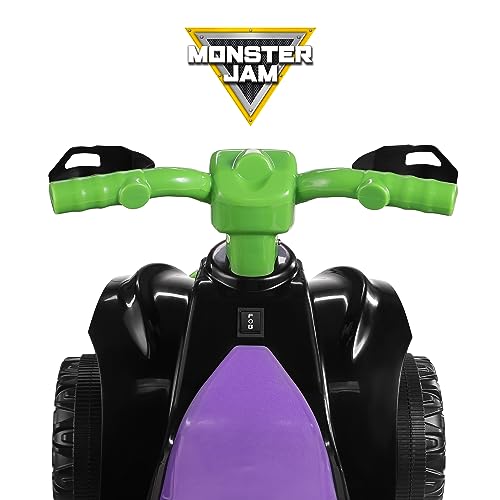 Image of Monster Jam 6V ATV Quad for Kids - Powerful and Safe Ride-On Toy with Rechargeable Battery - Forward and Reverse Driving - Max Weight Capacity of 55 LBS - Ages 2-3 Years