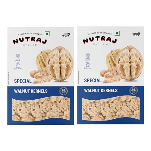 Image of Nutraj Special Walnut Kernels 500g (250g x 2) Without Shell | Akhrot giri | Dry Fruits | Nuts | Grocery Items