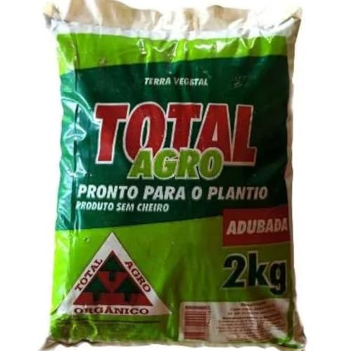 Terra Vegetal Preta Adubada Pacote 2kg - Substrato Orgânico para Plantio Saudável em Jardins, Hortas
