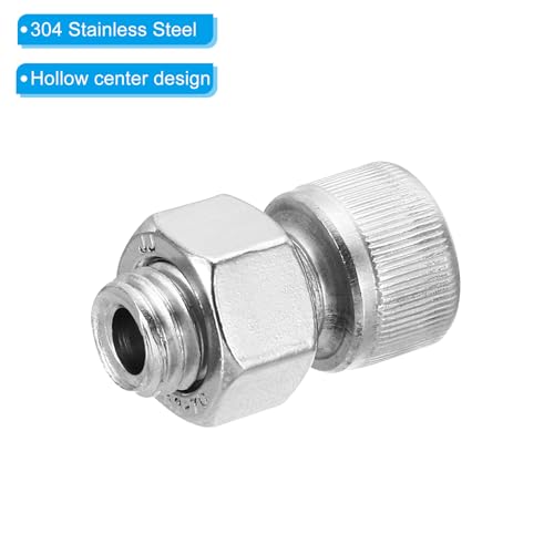 PATIKIL M12x20mm 304 Stainless Steel Hollow Bolt - Image 4